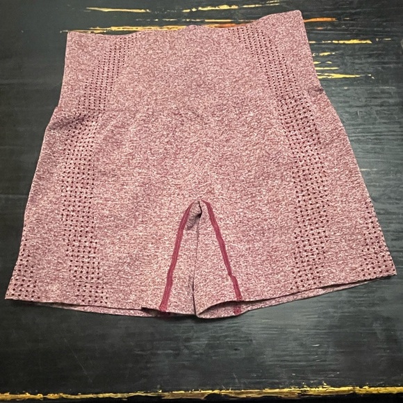 Women's Pink High-Waisted Shorts - Picture 1 of 3